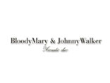 logotipo per acoustic duo bloody mary & jhonny walker